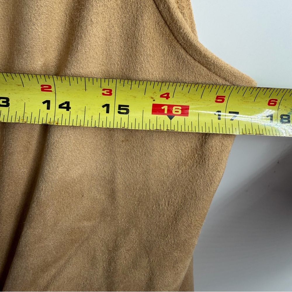 Tommy Bahama Tan Brown Suede Midi Dress - Picture 8 of 13